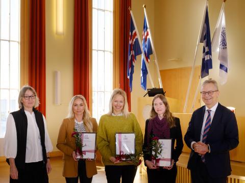 Styrkþegar úr Verðlaunasjóði Bergþóru og Þorsteins Schevings Thorstenssonar